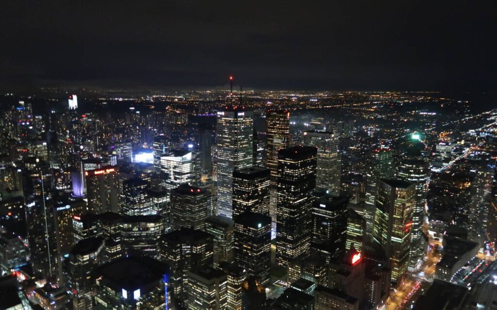 トロントの夜景