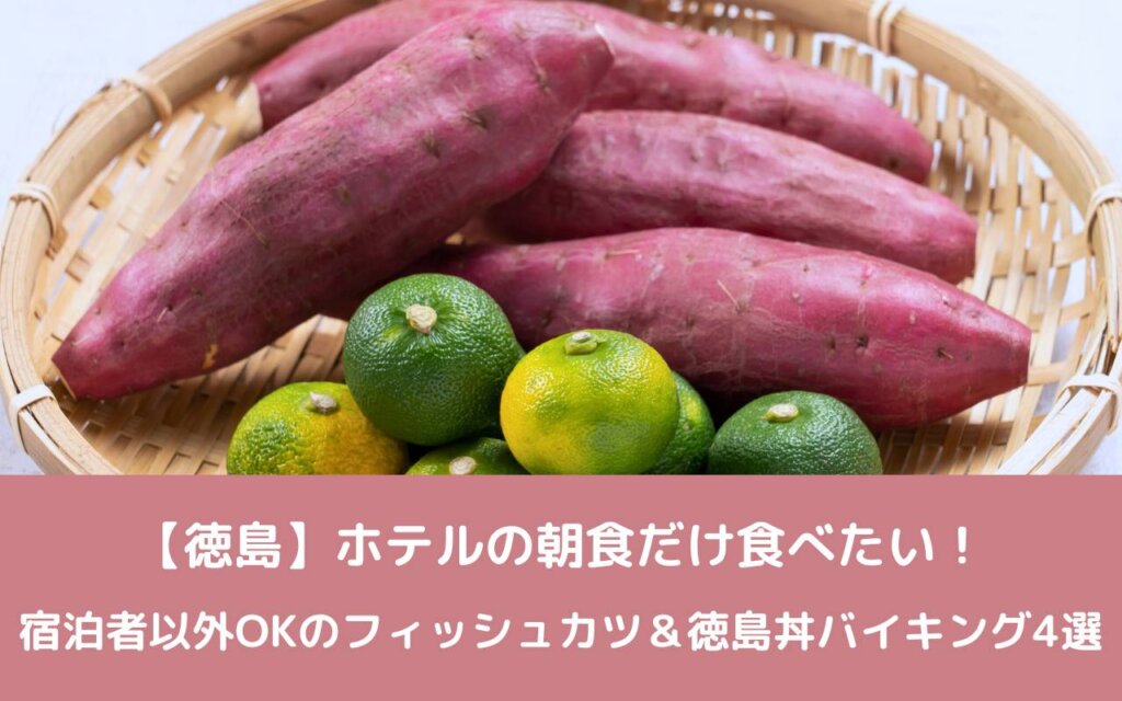 【徳島】ホテルの朝食だけ食べたい！宿泊者以外OKのフィッシュカツ＆徳島丼バイキング4選